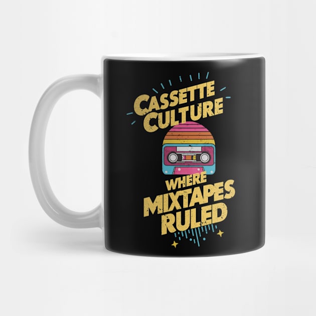 Cassette Culture Where Mixtapes Ruled Retro Vintage Design by TF Brands